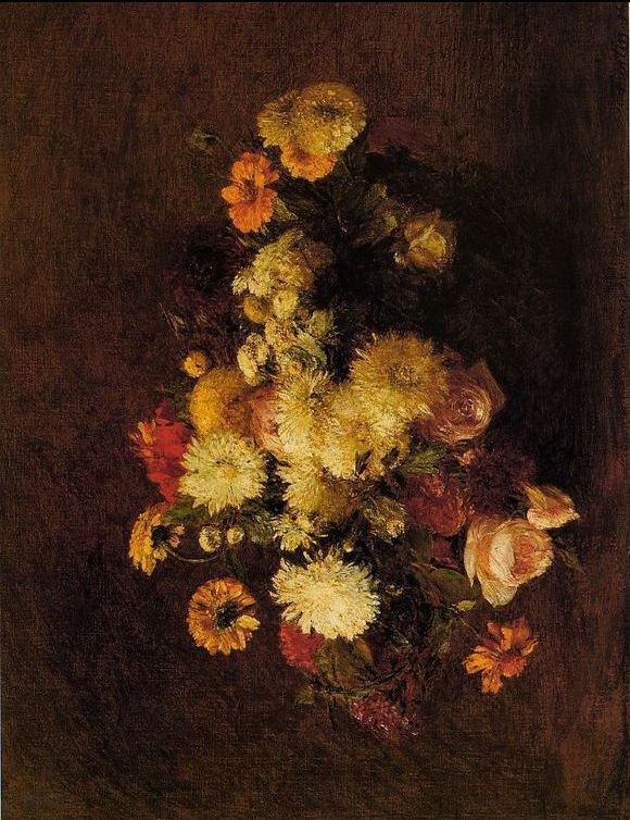 Henri Fantin-Latour Bouquet of Flowers I